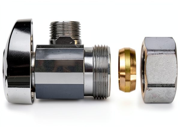 BrassCraft Angle Stop Valve Chrome 4 Pack G2CR19L1X-4