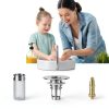 Bathroom Sink Stopper Strainer HFMZYWA 2PCS Pop-Up with Stainless-7
