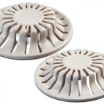 Bathroom Sink Suction Cup Hair Catcher Danco White Pop‑Up 2 Pack-0