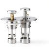 Bathroom Sink Stopper Strainer HFMZYWA 2PCS Pop-Up with Stainless-2