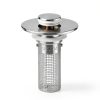 Bathroom Sink Stopper Strainer HFMZYWA 2PCS Pop-Up with Stainless-3