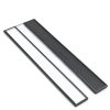 Linear Shower Drain kuaisailsk 24in Matte Black Tile Insert Panel-0
