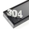 Linear Shower Drain kuaisailsk 24in Matte Black Tile Insert Panel-4